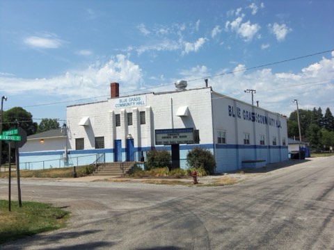 Blue Grass Community Hall in Blue Grass, Iowa
